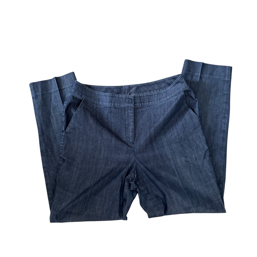 St. John Denim Ankle Trousers